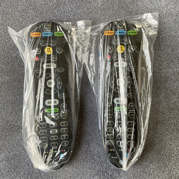 Two AT&T Uverse Remote Controls -- Unopened with Instructions - Picture 1 of 2
